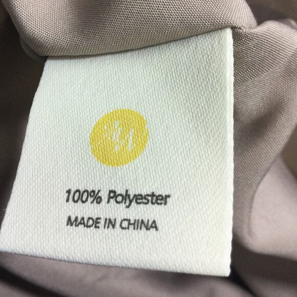 FORMAL PARTY AW SZ 6 S Taupe Etta Satin Prom Party A-line Maxi Dess New b38 - Picture 10 of 10